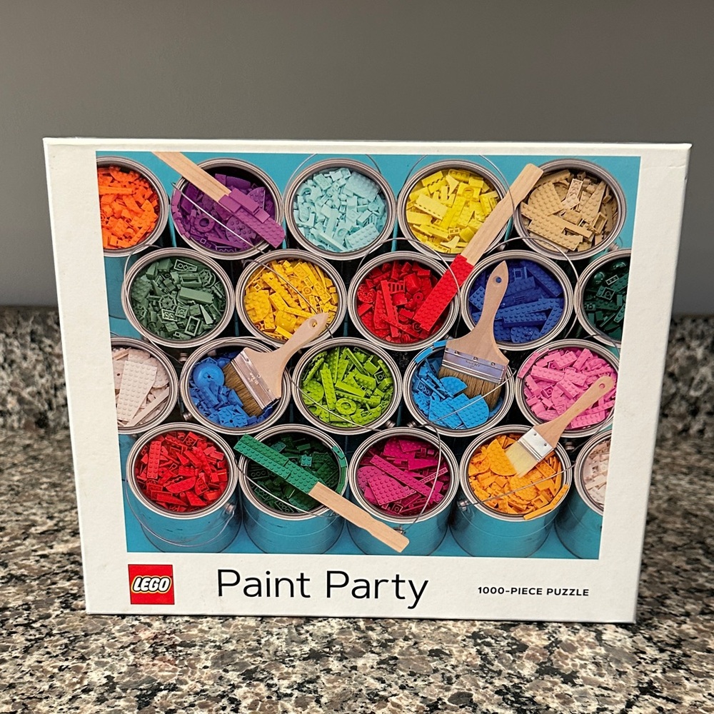 LEGO Paint Party Puzzle with Vibrant Colors